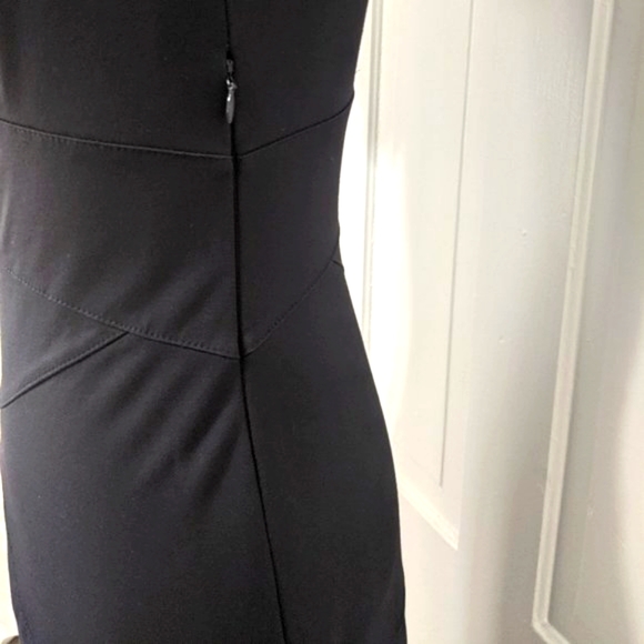 Asymmetrical Navy Slim Fitting Dress Size 2 - Picture 7 of 15